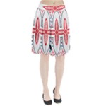 Motif Pleated Skirt