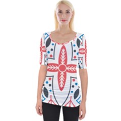 Wide Neckline T-Shirt 