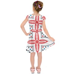 Kids  Short Sleeve Dress 