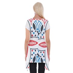 Short Sleeve Side Drop Tunic 