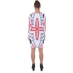 Asymmetric Cut-Out Shift Dress 
