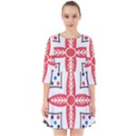 Motif Smock Dress