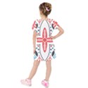 Kids  Short Sleeve Velvet Dress 