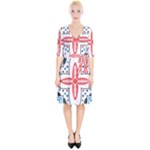 Motif Wrap Up Cocktail Dress