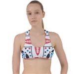 Motif Criss Cross Racerback Sports Bra