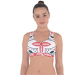 Motif Cross String Back Sports Bra