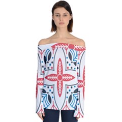 Off Shoulder Long Sleeve Top 