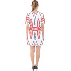 Sixties Short Sleeve Mini Dress 