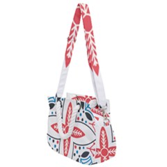 Rope Handles Shoulder Strap Bag 