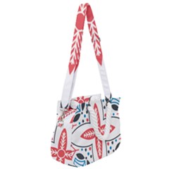 Rope Handles Shoulder Strap Bag 