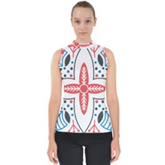 Mock Neck Shell Top 