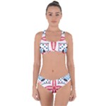 Motif Criss Cross Bikini Set