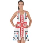 Motif Show Some Back Chiffon Dress