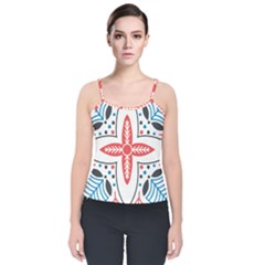 Velvet Spaghetti Strap Top 