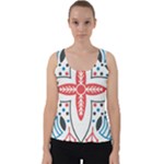Motif Velvet Tank Top