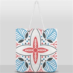 Full Print Rope Handle Tote (Large) 