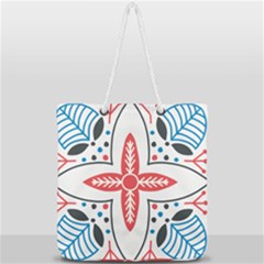 Full Print Rope Handle Tote (Large) 