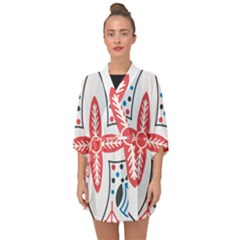 Half Sleeve Chiffon Kimono 