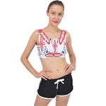 Motif V-Back Sports Bra