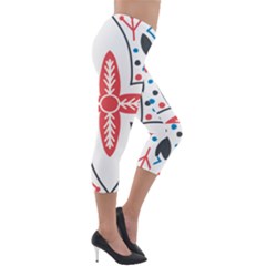 Lightweight Velour Capri Leggings  