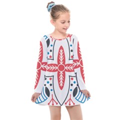 Kids  Long Sleeve Dress 