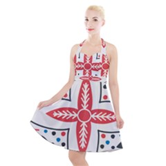 Halter Party Swing Dress  