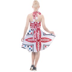 Halter Party Swing Dress  
