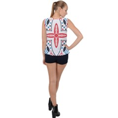 Bubble Hem Chiffon Tank Top 