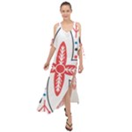 Motif Maxi Chiffon Cover Up Dress