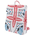 Motif Flap Top Backpack