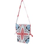 Motif Folding Shoulder Bag