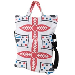 Fold Over Handle Tote Bag 