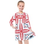 Motif Kids  Quarter Sleeve Shirt Dress