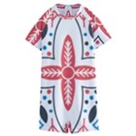 Motif Kids  Boyleg Half Suit Swimwear