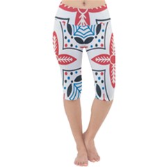 Lightweight Velour Cropped Yoga Leggings 