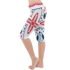 Lightweight Velour Cropped Yoga Leggings 
