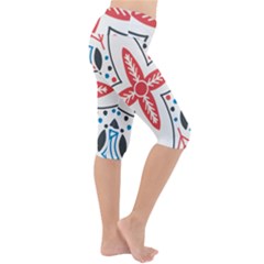 Lightweight Velour Cropped Yoga Leggings 