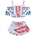 Motif Kids  Off Shoulder Skirt Bikini