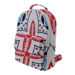 Motif Flap Pocket Backpack (Large)