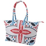 Motif Canvas Shoulder Bag
