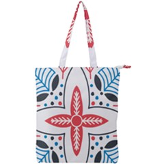 Double Zip Up Tote Bag 