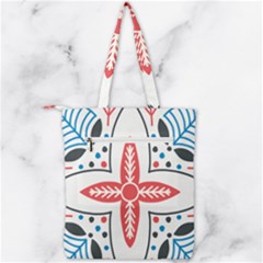 Double Zip Up Tote Bag 
