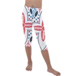 Motif Kids  Lightweight Velour Capri Leggings 