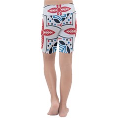Kids  Lightweight Velour Cropped Yoga Leggings 