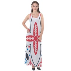 Sleeveless Velour Maxi Dress 