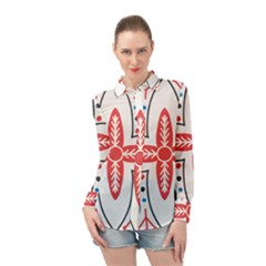 Long Sleeve Chiffon Shirt 