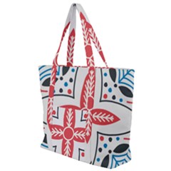 Zip Up Canvas Bag 