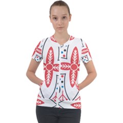 Short Sleeve Zip Up Jacket 