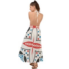 Backless Maxi Beach Dress 