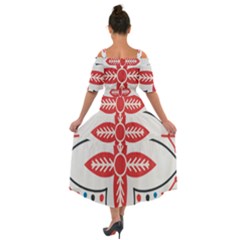 Shoulder Straps Boho Maxi Dress  